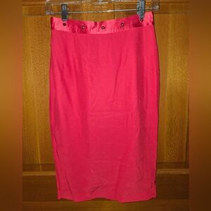 Fleur Du Mal Silk Midi  Skirt Size 2